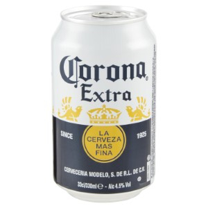 CORONA EXTRA BEER CAN 33CL
