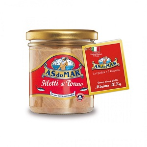 ASDOMAR TUNA FILLETS IN OLIVE OIL 150G