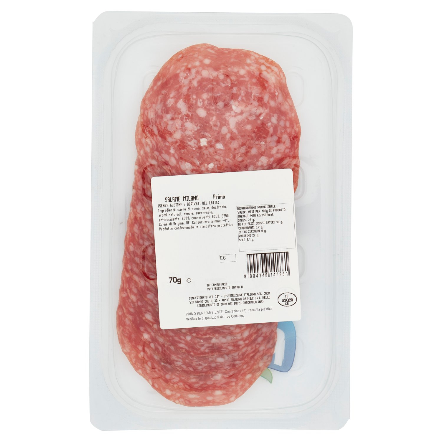 SALAME MILANO ALTASFERA 500GR