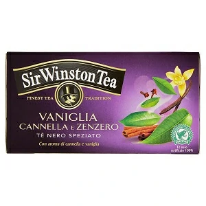 WINSTON BLACK TEA VANILLA/CINNAMON/GINGER 20F