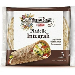 MULINO BIANCO WHOLEMEAL PIADELLE 225GR