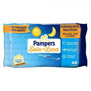 PAMPERS SUN&MOON WIPES 46PCS